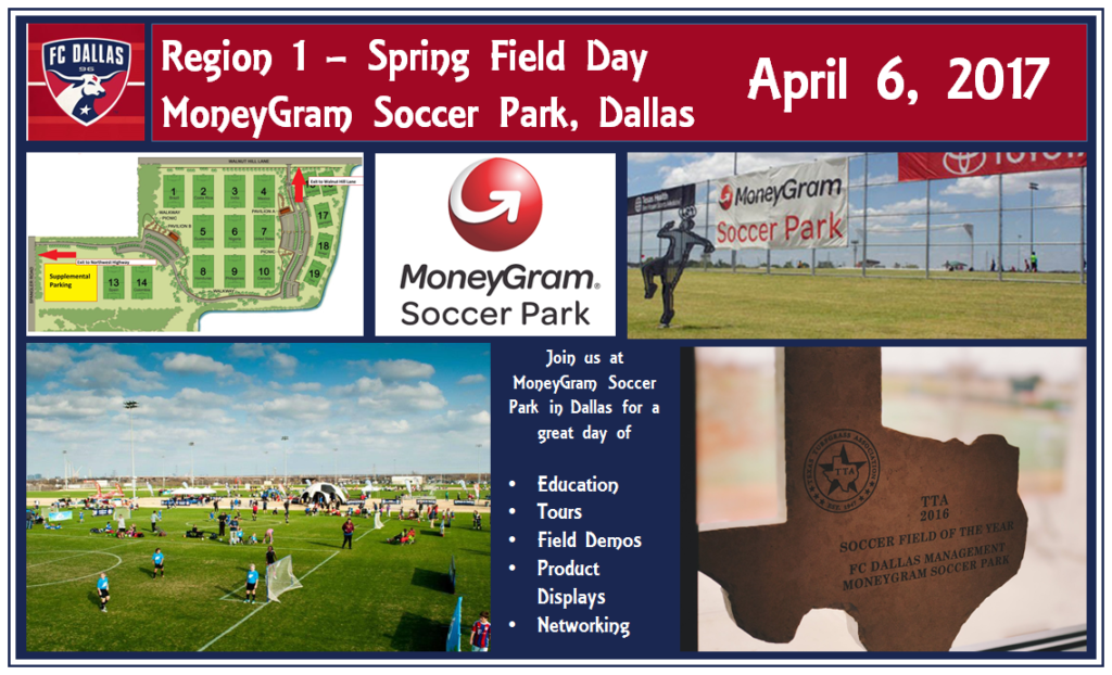 Region 1 Spring Field Day – MoneyGram Soccer Park, Dallas