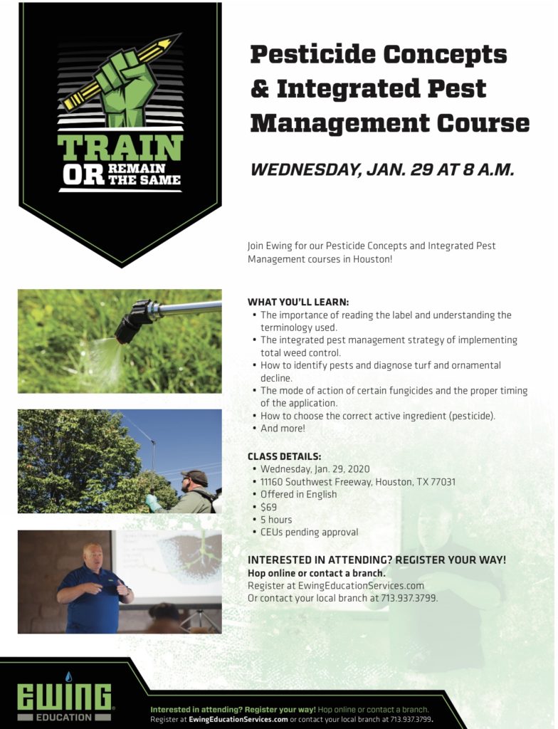Pesticide Concepts & Integrated Pest Management Course